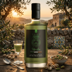 Pistacchio Sicano è una crema di liquore al Pistacchio Siciliano, prodotto in modo artigianale.